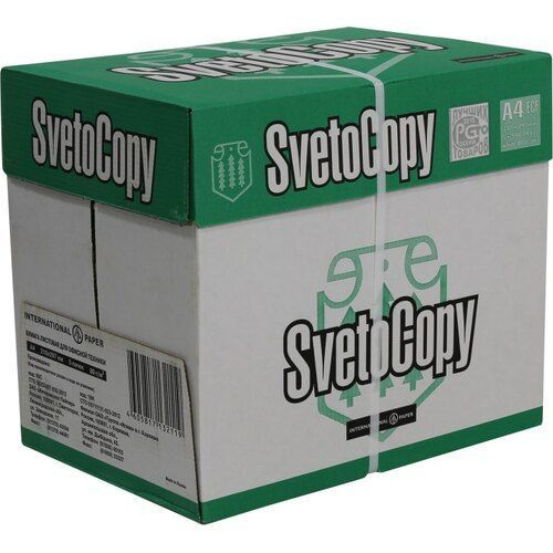 Бумага фото пачка Бумага офисная SVETOCOPY 96% А4 80г/м 500л (012/250) - купить с доставкой по выг