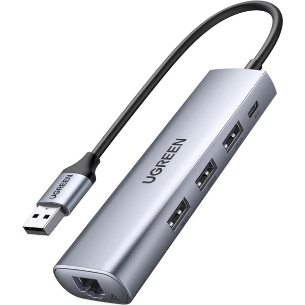 Мульти Хаб UGREEN CM266 (60812) USB 3.0 Multifunction Adapter (3USB 3.0 ...