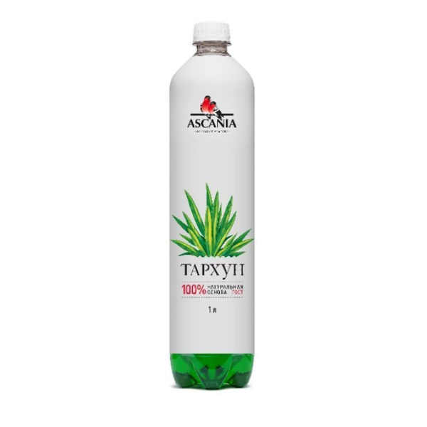 Напиток газированный Ascania (Аскания) Тархун 1,0 л х 6 бутылок, пэт ...