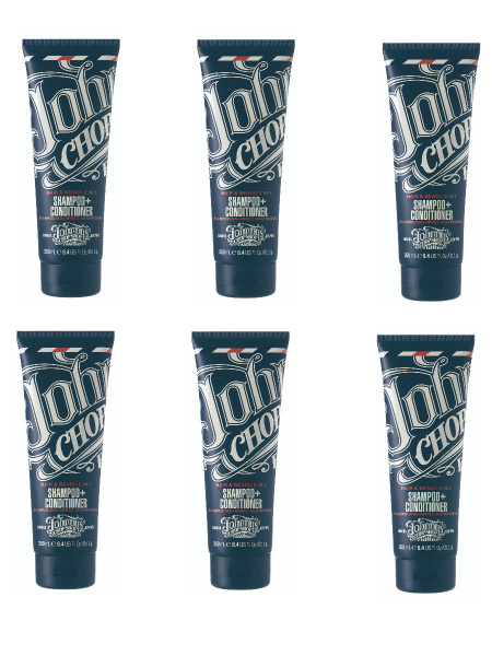 Мужской шампунь и кондиционер 2 в 1 для волос, 250 мх 6 шт, барбер ...