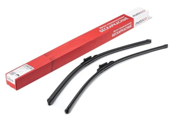 Комплект бескаркасных щеток стеклоочистителя METACO 9502-004partnumber ...