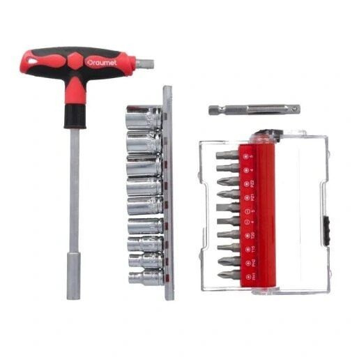 Биты и головки DRAUMET с T-образной отверткой набор 21 предмет - купить ...