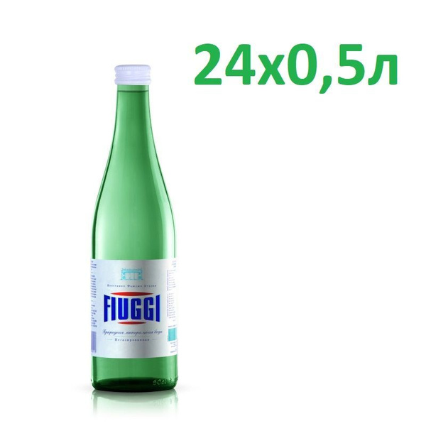 FIUGGI Вода Минеральная Негазированная 500мл. 24шт - купить с доставкой ...