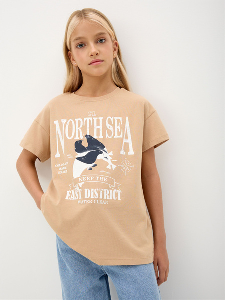 Футболка Sela, размер 128, цвет зеленый, 100% хлопок - купить по ...