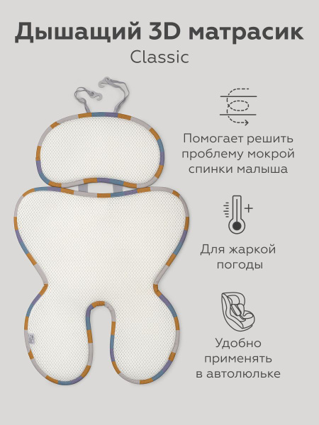 Дышащий 3D матрасик Leokid Classic - купить с доставкой по выгодным ...