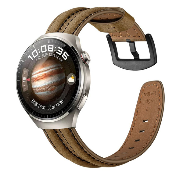 кожаный ремешок 22 мм для Huawei Watch4 GT3 Pro GT2 46 мм GT Runner ...