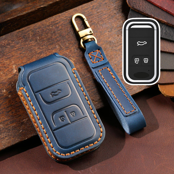 Чехол для ключа от машины из натуральной кожи для Chery Tiggo Arrizo ...