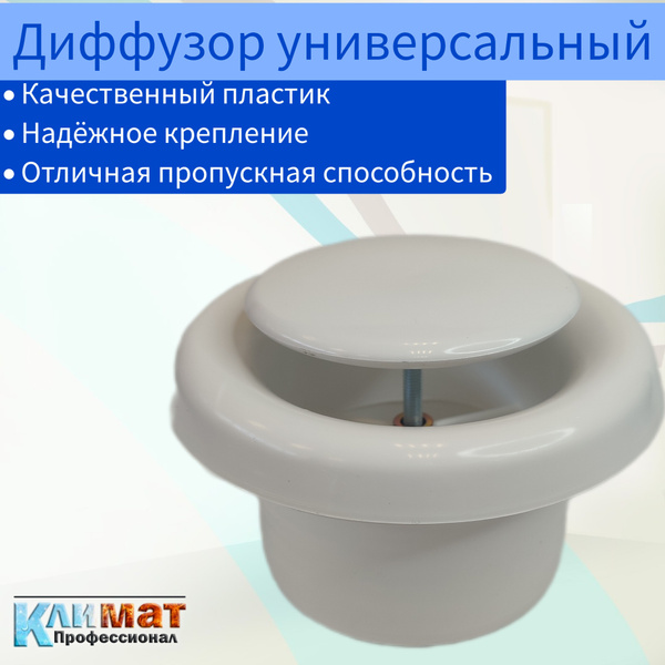 Диффузор пластиковый универсальный для кондиционеров ф160 (2шт ...