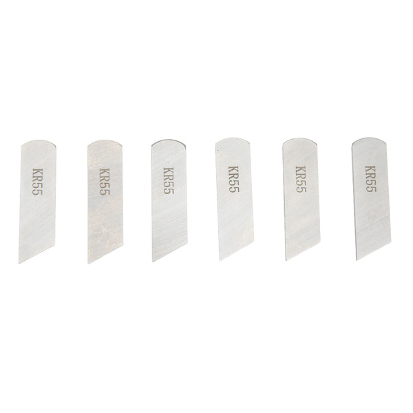 6 шт. лезвие оверлока для KR55, стальной материал, экономия времени ...