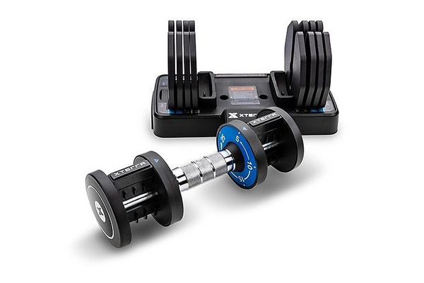 Гантели XTERRA Fitness Регулируемые, 2 шт. по 25 кг, черный - купить по ...