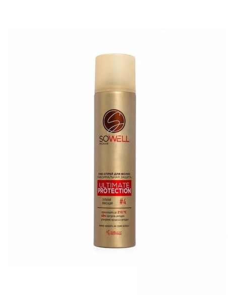Лак для волос SoWell Ultimate Protection термозащита сильная фиксация ...