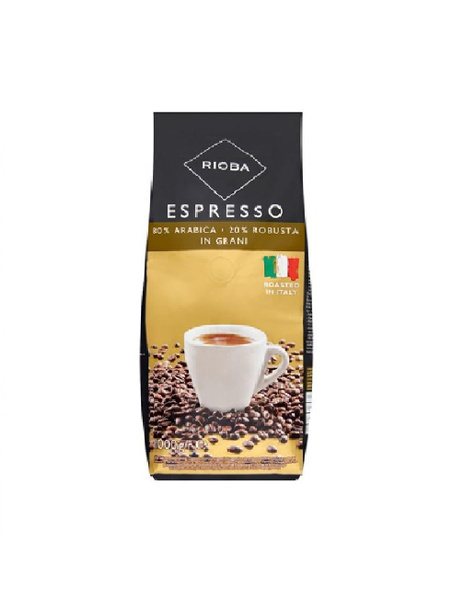 RIOBA Кофе Espresso Gold в зернах, 1кг купить на OZON по низкой цене ...