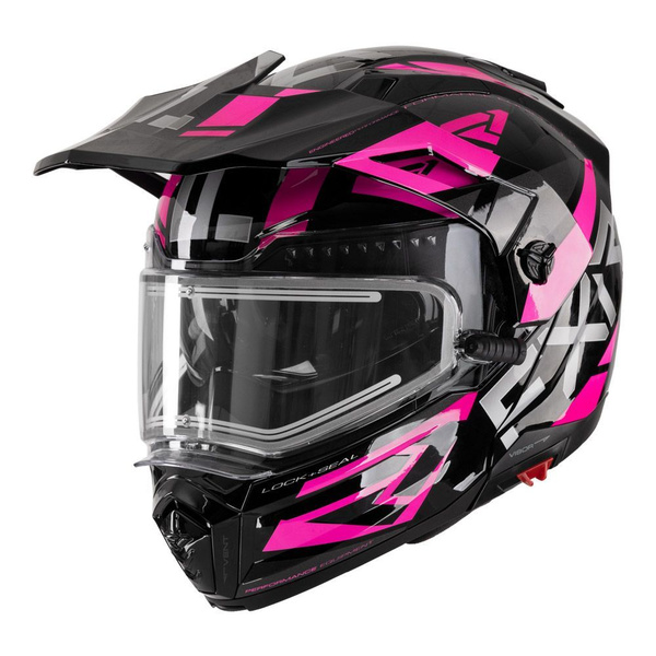 FXR Шлем для снегохода с подогревом Maverick X розовый, черный - купить ...