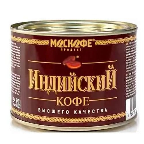 Кофе растворимый Москофе Индийский кофе, Банка металлическая, 90 гр ...