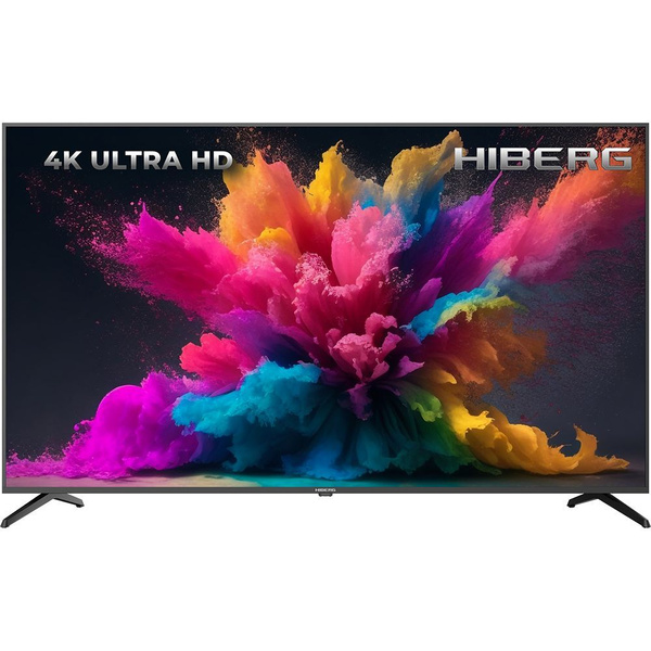 Hiberg Телевизор Смарт ТВ 75" (Яндекс ТВ), 75Y UHD, голосовое ...