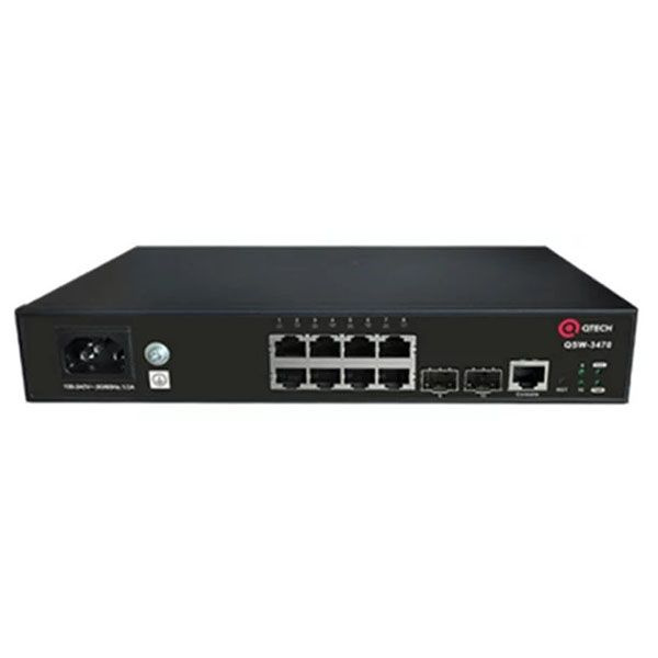 Qtech коммутатор замена предохранителей Коммутатор QTECH QSW-3470-10T-AC - купить по выгодной цене в интернет-магазине O