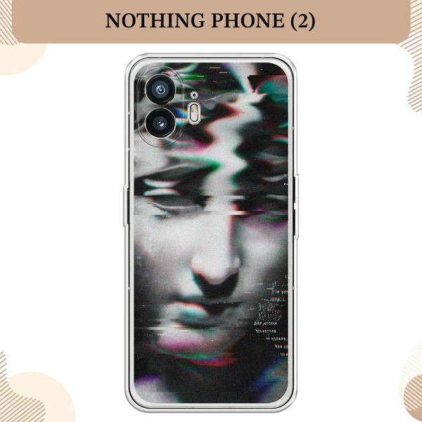Силиконовый чехол на Nothing Phone (2) / Нотинг Фон (2) Glitch Art ...