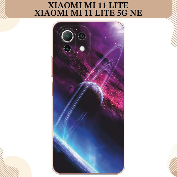 Силиконовый чехол на Xiaomi Mi 11 Lite/5G NE / Сяоми Ми 11 Лайт Космос ...