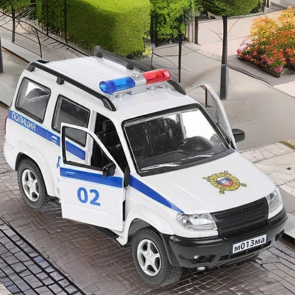 Машинка игрушка детская для мальчика УАЗ Патриот Полиция Технопарк ...