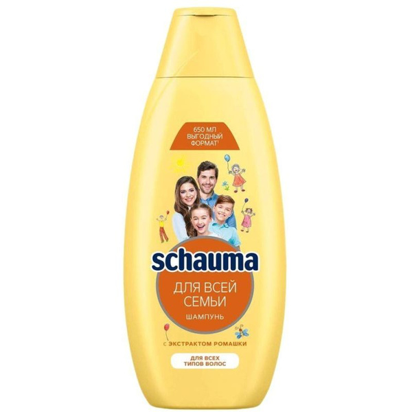 Henkel Шампунь SCHAUMA для всей семьи для всех типов волос укрепление ...