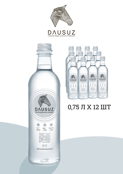 Dausuz Вода Минеральная Негазированная 500мл. 12шт - купить с доставкой ...