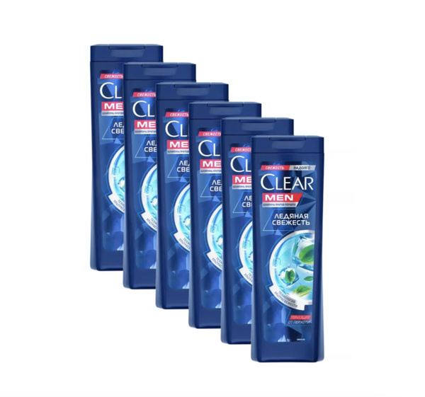 Комплект 6 шт. Шампунь 2 в 1 Clear Vita Abe Men Ледяная свежесть, 6 шт ...