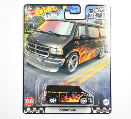 Hot Wheels Premium Boulevard #68 Dodge Van - Detailed 1:64 Scale Diecast Car - View #9