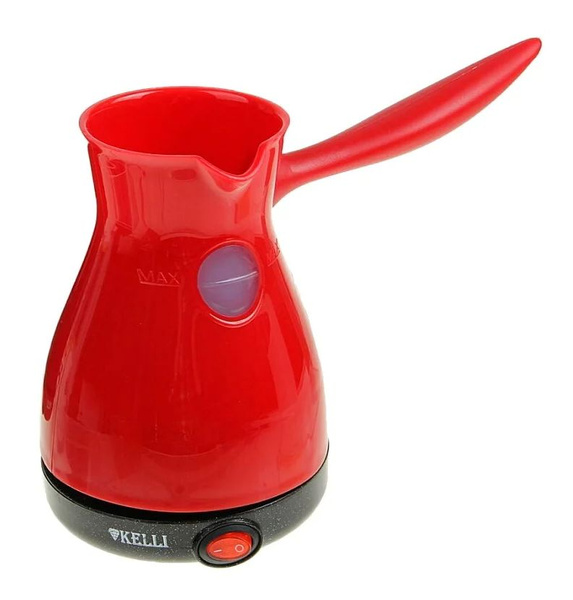 Турка электрическая KELLI KL-1445 красный на 4 чашки купить на OZON по ...