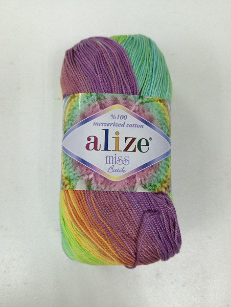 Пряжа Alize miss batik, Ализе мисс батик 3304 - купить с доставкой по ...