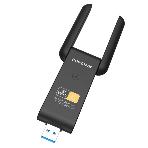 Wi-Fi-адаптер 1300 Мбит/с Адаптер беспроводной сети для компьютера, 2,4 ...