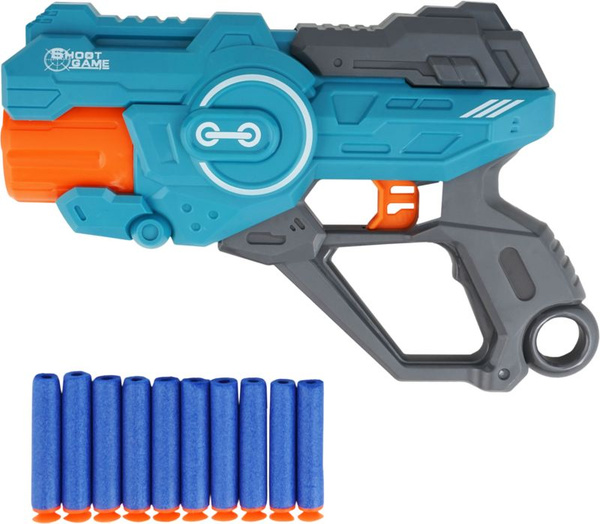 Набор игровой BIGGA Бластер с мягкими снарядами 11 предметов / Игрушка ...