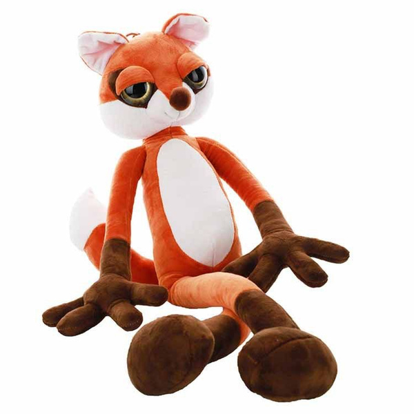 Мягкая игрушка Лиса 40 см Leggy fox Длинноногая лиса Мягкий зоопарк ...