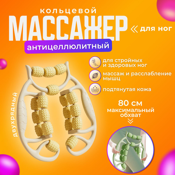 Ручной роликовый массажер. Антицеллюлитный массажер для тела - купить с ...