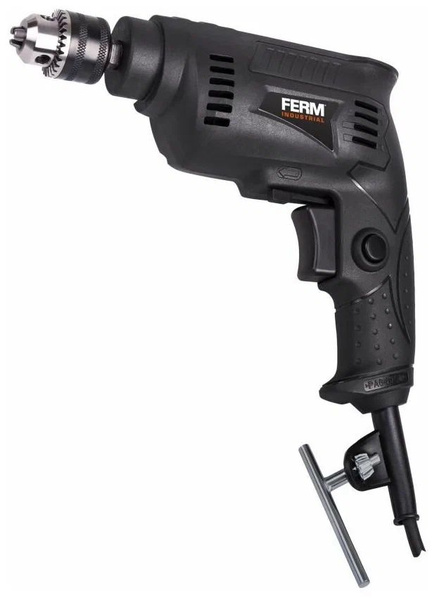 Дрель безударная FERM PDM1047P, 230 Вт, 0 -4500 об/мин, ЗВП, 6,5 мм 230 ...