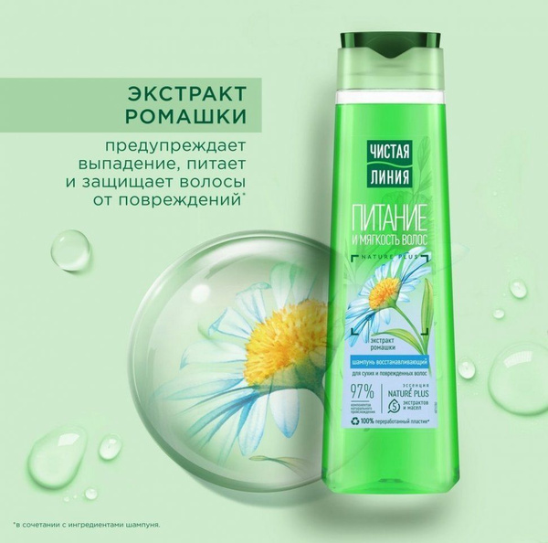 Чистая Линия Шампунь для волос, 400 мл - купить с доставкой по выгодным ...