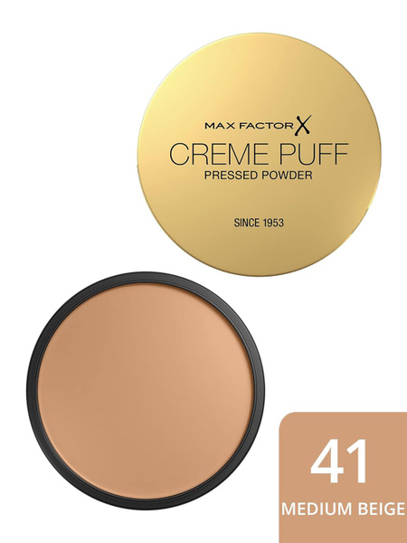 MAX FACTOR Компактная пудра Creme Puff тон 41 Medium Beige 14г - купить ...