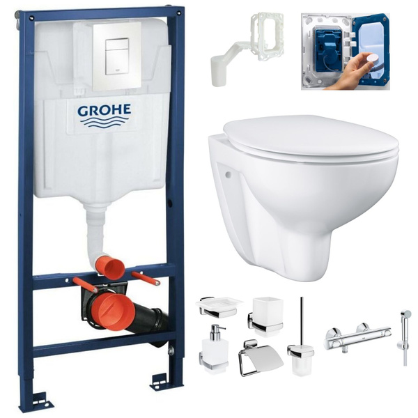 Комплект (унитаз + инсталляция) GROHE, направление выпуска ...