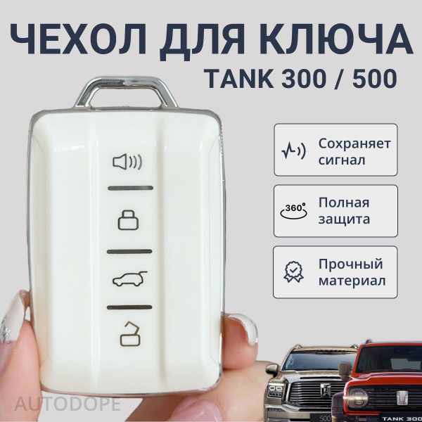 Чехол для автомобильного смарт ключа Tank 300, Tank 500, Танк 300, Танк 500, про