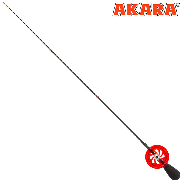 Удочка зимняя Akara Ledeer N с катушкой (хлыст Hi Carbon fast teleskop ...