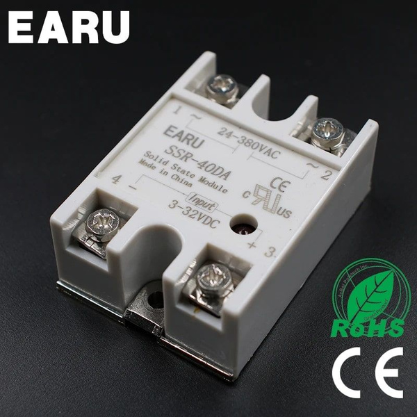 Твердотельное реле EARU (FOTEK) SSR-40DA на 40А - купить по выгодной ...