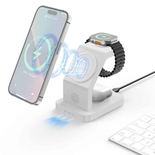 Беспроводное зарядное устройство Bixton MagStand, 15 Вт, Fast Charge 2. ...