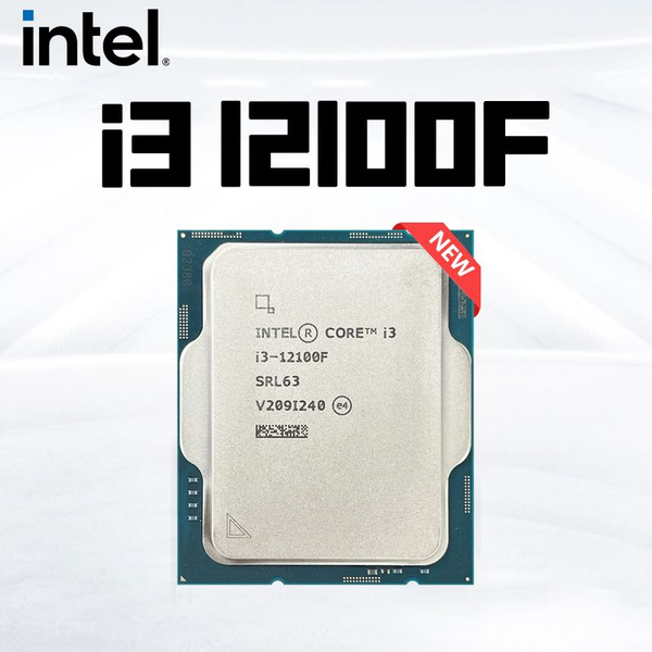 Процессор Intel Core i3 12-го поколения, OEM (без кулера), 4 яд., 3.3 ...