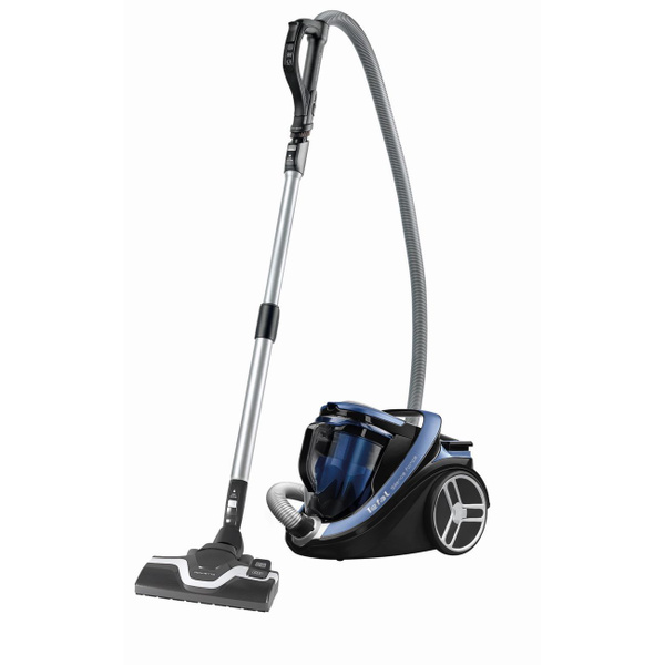 Бытовой пылесос Tefal Silence Force Cyclonic TW7690EA, черный, темно ...