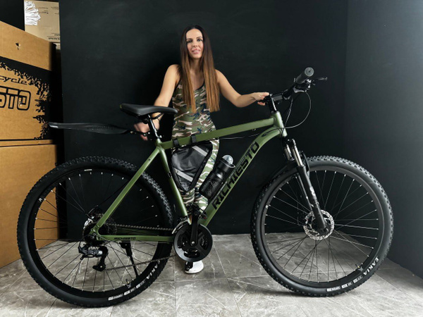 Велосипед 29" RICHIESTO Горный на спицах Алюминиевая рама 19" Для ...