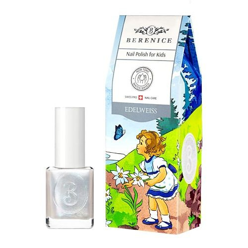 BERENICE Лак для ногтей детский на водной основе, № 05 Edelweiss, 7мл ...
