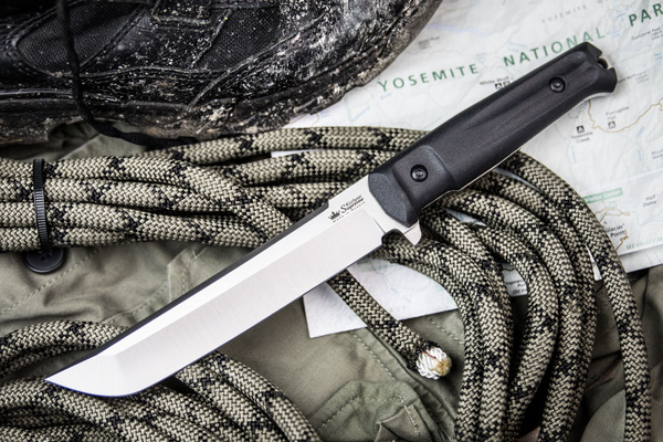 Нож туристический Кизляр Суприм Senpai AUS-8 StoneWash черный купить на ...