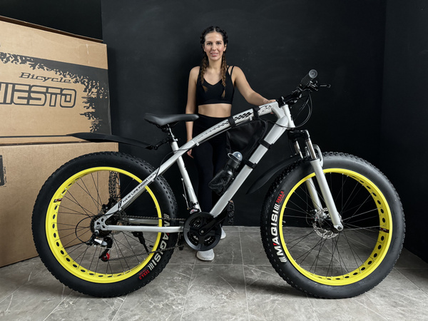 Велосипед FatBike 26 Richiesto на широких колёсах, фэтбайк взрослый ...