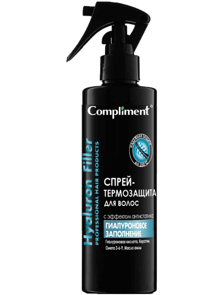 Compliment Спрей-термозащита для волос c эффектом антистатика ...