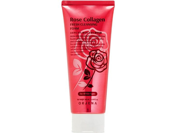 Пенка для умывания с экстрактом розы ORJENA ROSE COLLAGEN FRESH ...