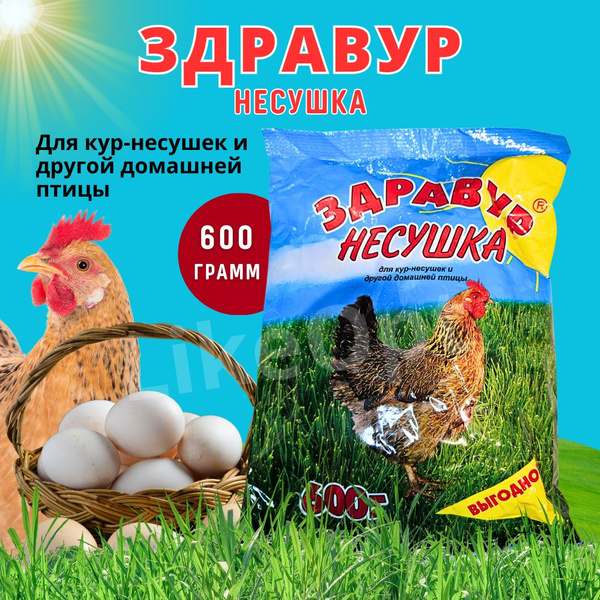 Витаминно - минеральная добавка (премикс) Здравур Несушка 600гр для кур ...